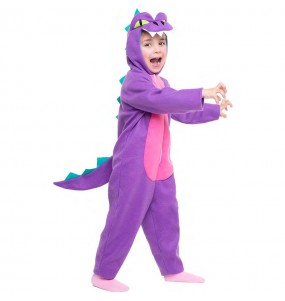 Déguisement Dinosaure Violet pour fille