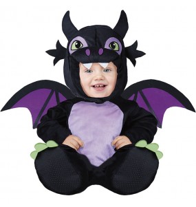 Costume Dragon noir bébé