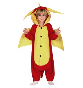 Déguisement Dragon Rouge Kigurumi garçon