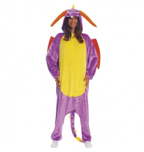 Déguisement Dragon Spyro Kigurumi adulte