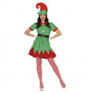 Costume Elfe du Père Noël femme