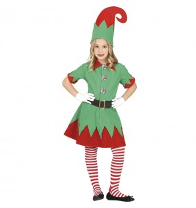 Costume Elfe du Père Noël fille