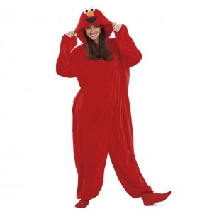 Déguisement Elmo Kigurumi pour adulte