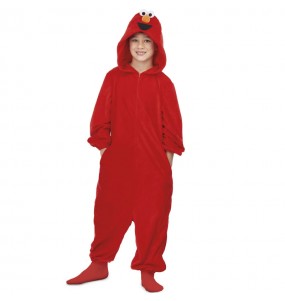 Déguisement Elmo Kigurumi pour enfant 