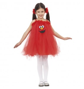 Déguisement Elmo avec tulle pour fille 