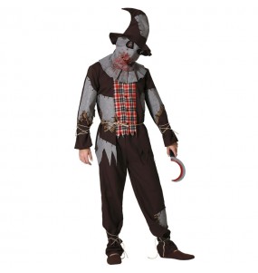 Costume Épouvantail sanglant homme