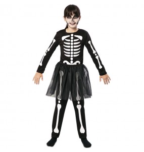 Costume Squelette classique avec tutu fille