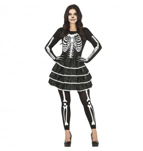 Costume Squelette en jupe femme