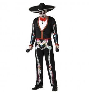 Costume Squelette mexicain jour des morts homme