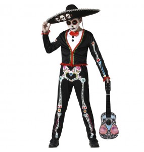Costume Squelette mexicain Jour des morts garçon