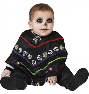 Costume Squelette mexicain bébé
