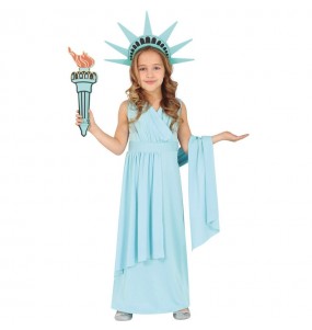 Déguisement Statue de la Liberté fille