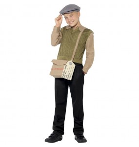 Costume Évacué de la Seconde Guerre mondiale garçon