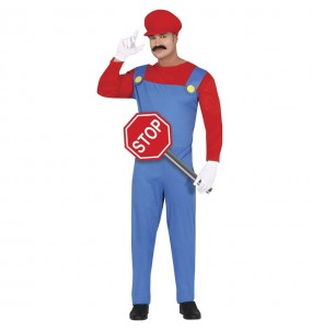 Costume Plombier Mario Bros homme