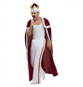 Déguisement Freddie Mercury avec cape royale homme