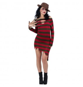 Costume Freddy Krueger A Nightmare on Elm Street femme