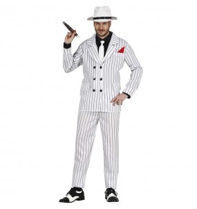 Costume Gangster blanc homme