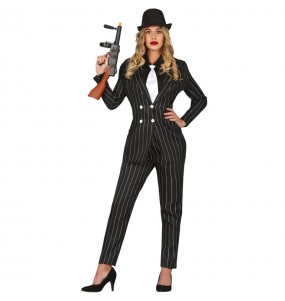 Costume Gangster Mafieuse femme