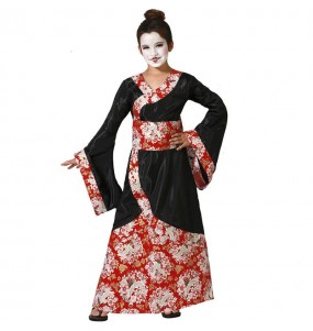Costume Geisha avec kimono fille