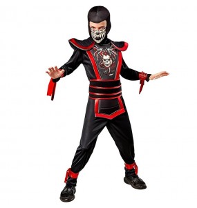 Costume Guerrier ninja rouge garçon