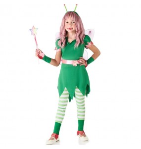 Costume Fée Clochette verte fille