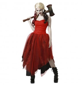 Costume Harley Quinn rouge femme