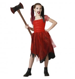 Costume Harley Quinn rouge fille