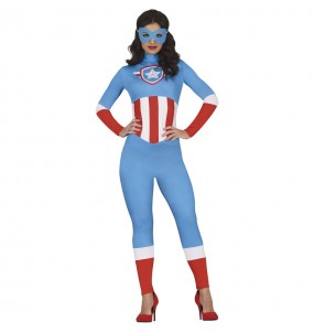 Costume Héroïne Captain America femme