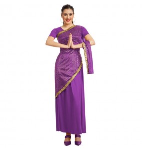 Costume Hindou Bollywood violet femme