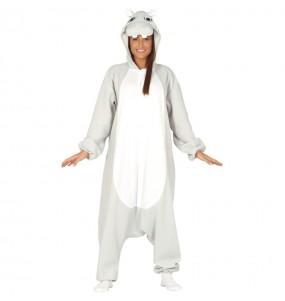 Déguisement Hippopotame Kigurumi femme