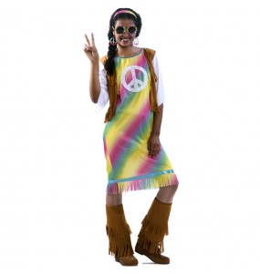 Déguisement Hippie Rainbow femme