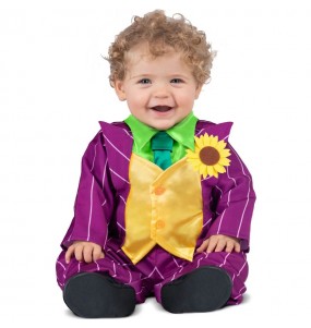 Costume Joker Arkham bébé