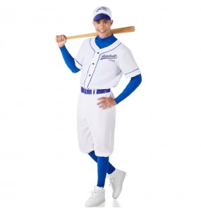 Costume pour homme Joueur de baseball bleu