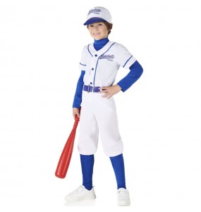 Costume Joueur de base-ball bleu garçon