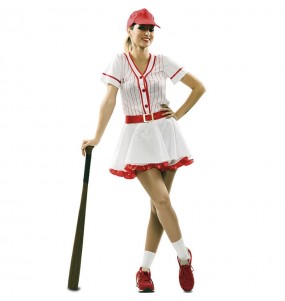 Déguisement Joueuse baseball rétro femme