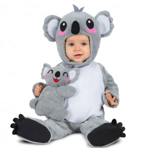 Costume Koala gris bébé