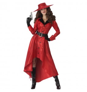 Déguisement voleuse Carmen Sandiego femme