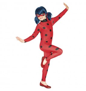Costume Ladybug avec perruque fille
