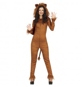 Costume Lionne marron femme