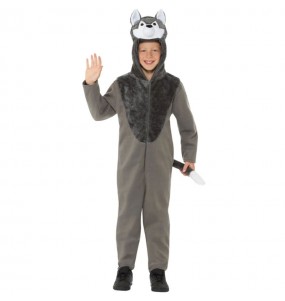 Costume Loup gris garçon