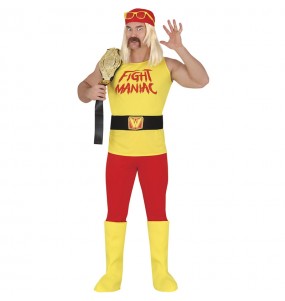 Costume pour homme Lutteur Hulk Hogan