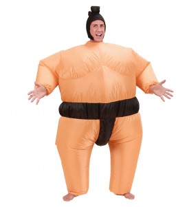 Costume Lutteur sumo gonflable homme