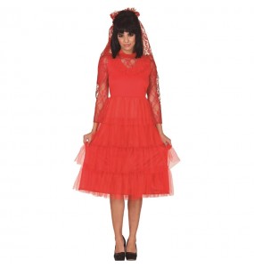 Costume Lydia Beetlejuice mariée femme