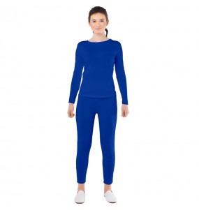 Costume Justaucorps bleu à 2 pièces femme