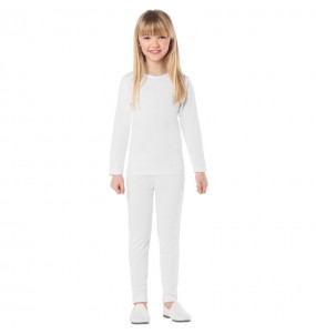 Costume Justaucorps blanc à 2 pièces garçon et fille