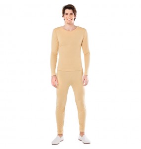 Costume pour homme Justaucorps chair à 2 pièces