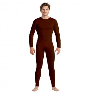 Déguisement Justaucorps marron spandex homme