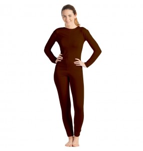 Déguisement Justaucorps marron spandex femme