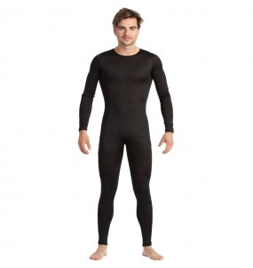 Déguisement Justaucorps noir spandex homme