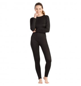 Déguisement Justaucorps noir spandex femme